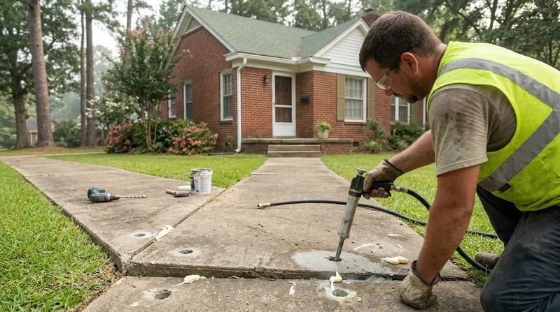 Concrete Leveling & Slab Lifting Jackson